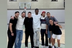 巴特勒晒照:探访哥伦比亚男足 J罗&迪亚斯等国脚化身迷弟