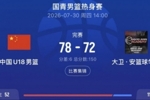 热身赛-中国U18男篮战胜大卫·安篮球学院 张子一16+10石洺豪16+3